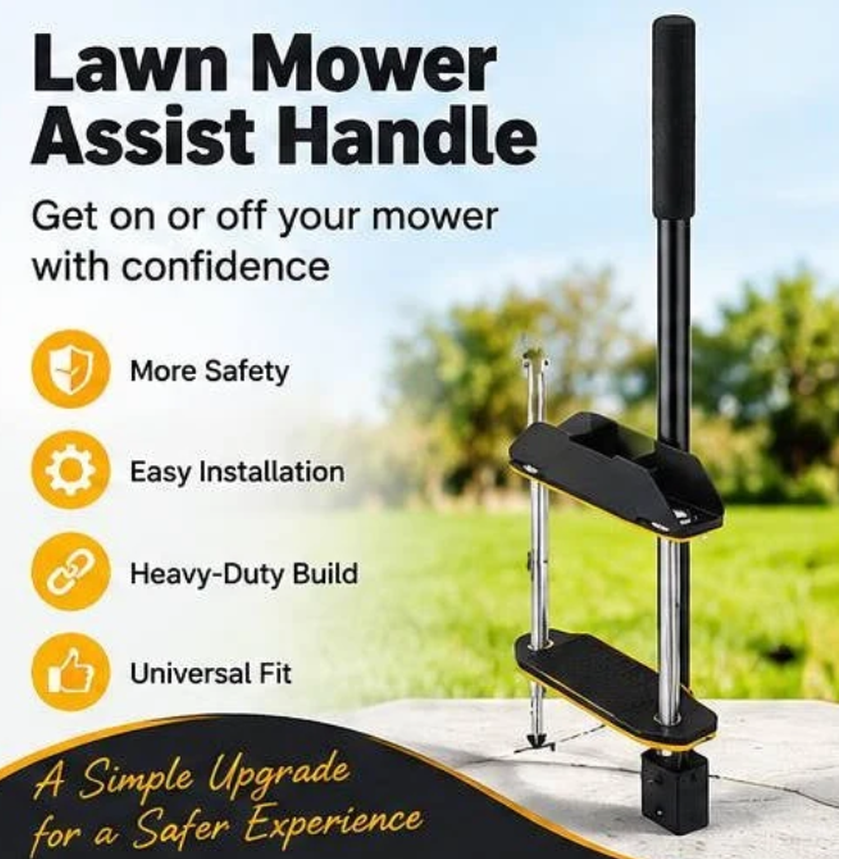 Zero Turn Mower Mount Assist Handle & Support Grab Bar